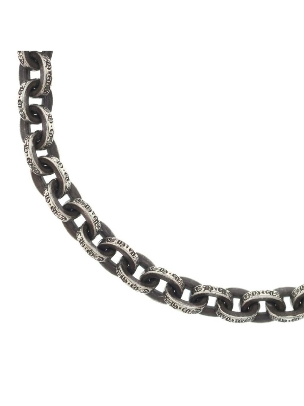Chrome Hearts Paper Chain 18 Necklace Silver